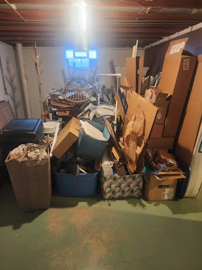 Roll-off dumpster container at job site for Roll Off Dumpster Rental in San Manuel